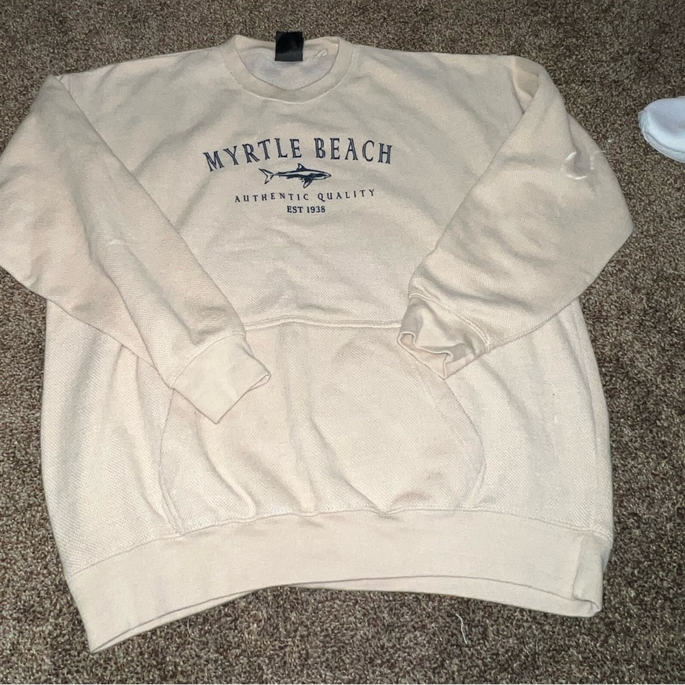 Super soft oversized crew neck